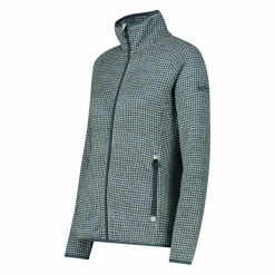Damen-Fleecejacke aus bedrucktem Knit Tech><noscript><img width=