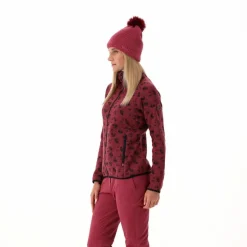 Damen-Fleecejacke aus bedrucktem Knit Tech><noscript><img width=