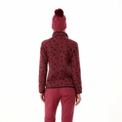Damen-Fleecejacke aus bedrucktem Knit Tech><noscript><img width=