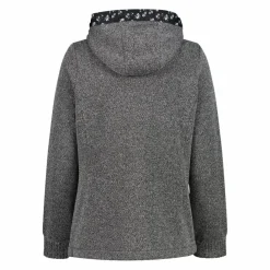 Damen-Fleecejacke aus Knit Tech mit Kapuze und floralen Details>CMP Online