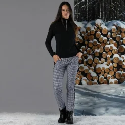 Damen-Fleecepullover aus Grid Tech mit Stehkragen><noscript><img width=