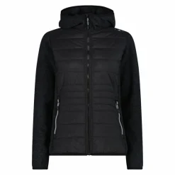 Damen-Hybrid-Fleecejacke aus Knit Tech><noscript><img width=