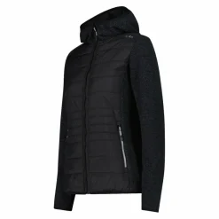 Damen-Hybrid-Fleecejacke aus Knit Tech><noscript><img width=