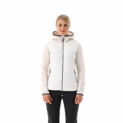Damen-Hybrid-Fleecejacke aus Knit Tech><noscript><img width=