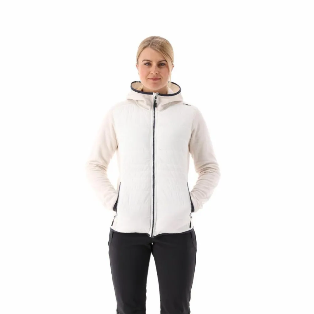 Damen-Hybrid-Fleecejacke aus Knit Tech>CMP Outlet