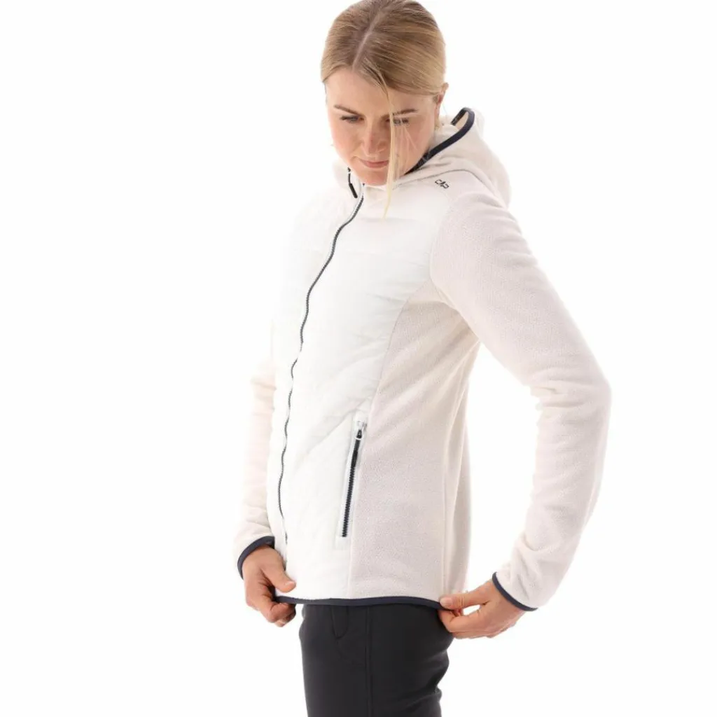 Damen-Hybrid-Fleecejacke aus Knit Tech>CMP Outlet