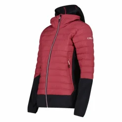 Damen-Hybridjacke Unlimitech wattiert mit PrimaLoft® Black ThermoPlume mit Kapuze><noscript><img width=