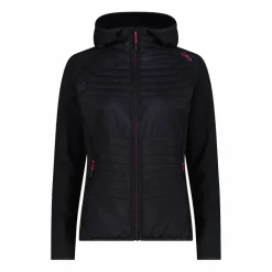 Damen-Hybridjacke Unlimitech aus Stretch Performance mit Kapuze><noscript><img width=