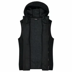 Damen-Hybridweste aus Fleece Knit Tech><noscript><img width=