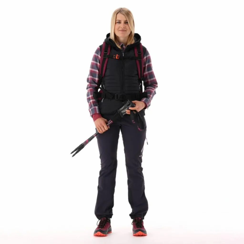 Damen-Hybridweste aus Fleece Knit Tech>CMP Best
