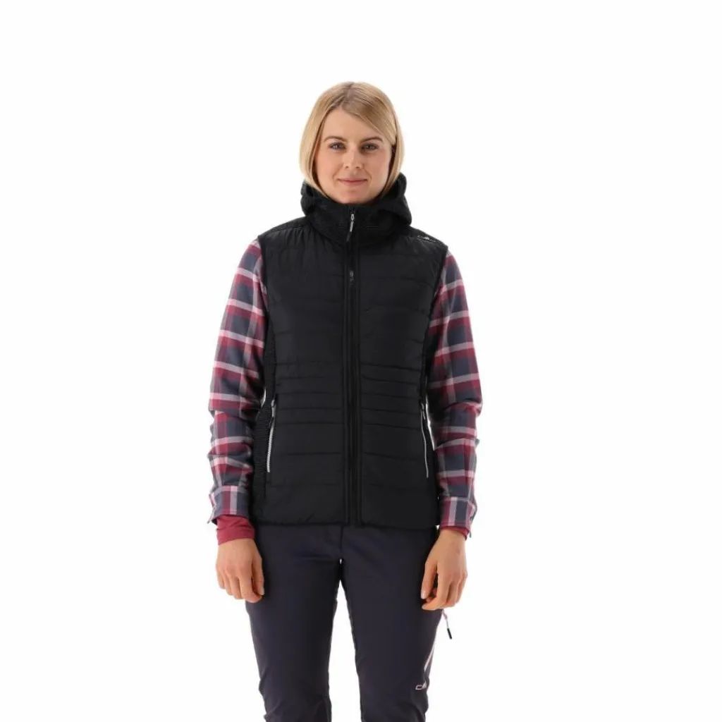 Damen-Hybridweste aus Fleece Knit Tech>CMP Best