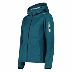 Damenjacke aus Softshell Meliert><noscript><img width=