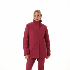 Damenjacke mit abnehmbarer Kapuze und Innenseite><noscript><img width=