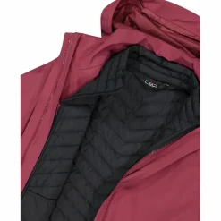 Damenjacke mit abnehmbarer Kapuze und Innenseite><noscript><img width=