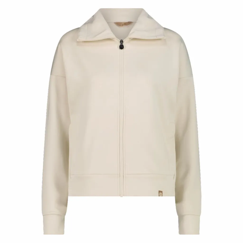 Damenjacke mit Reißverschluss aus Modal mit matt glänzendem Finish>CMP