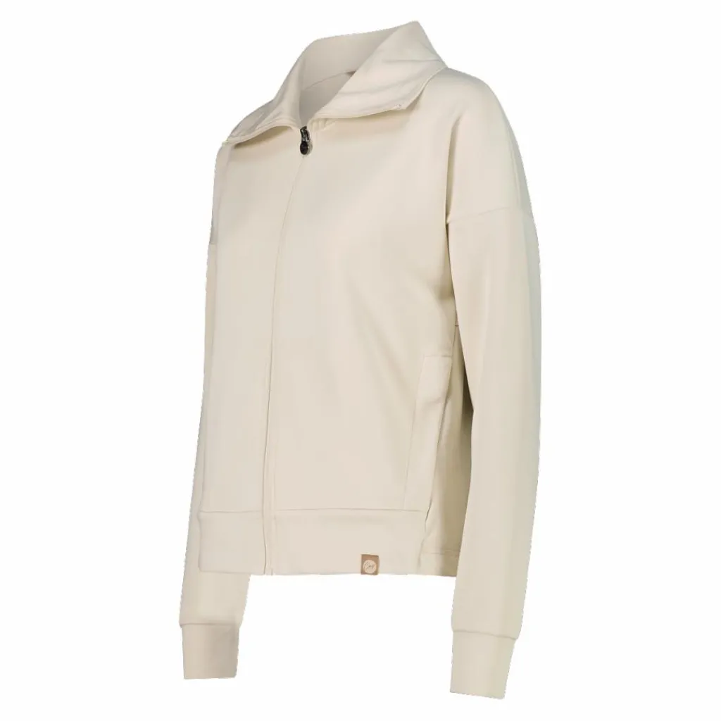 Damenjacke mit Reißverschluss aus Modal mit matt glänzendem Finish>CMP
