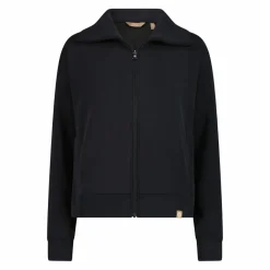 Damenjacke mit Reißverschluss aus Modal mit matt glänzendem Finish><noscript><img width=