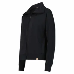 Damenjacke mit Reißverschluss aus Modal mit matt glänzendem Finish><noscript><img width=