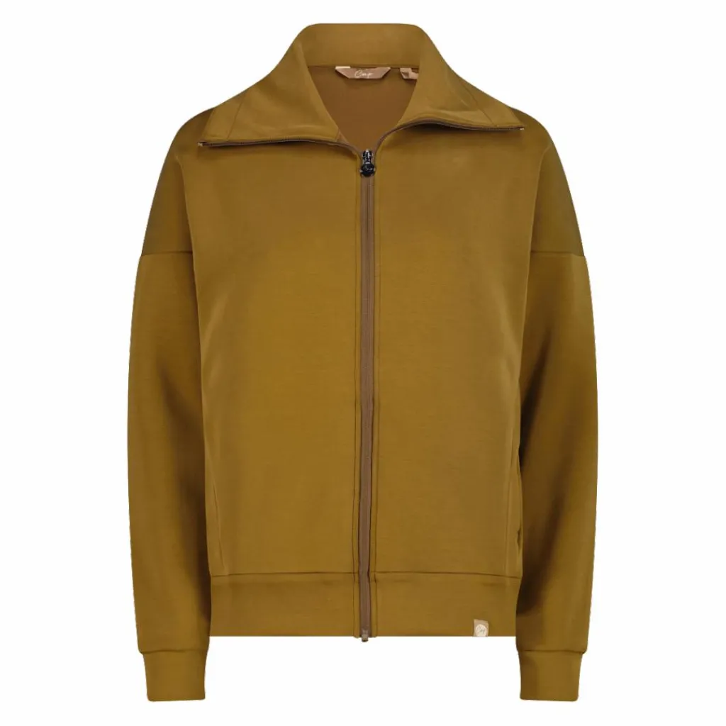 Damenjacke mit Reißverschluss aus Modal mit matt glänzendem Finish>CMP