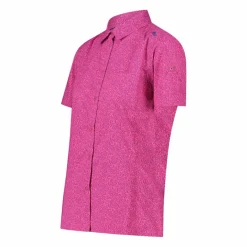 Damen-Kurzarm-shirt mit floralem Muster><noscript><img width=
