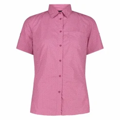 Damen-Kurzarm-shirt mit floralem Muster><noscript><img width=