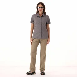 Damen-Kurzarm-shirt mit floralem Muster><noscript><img width=