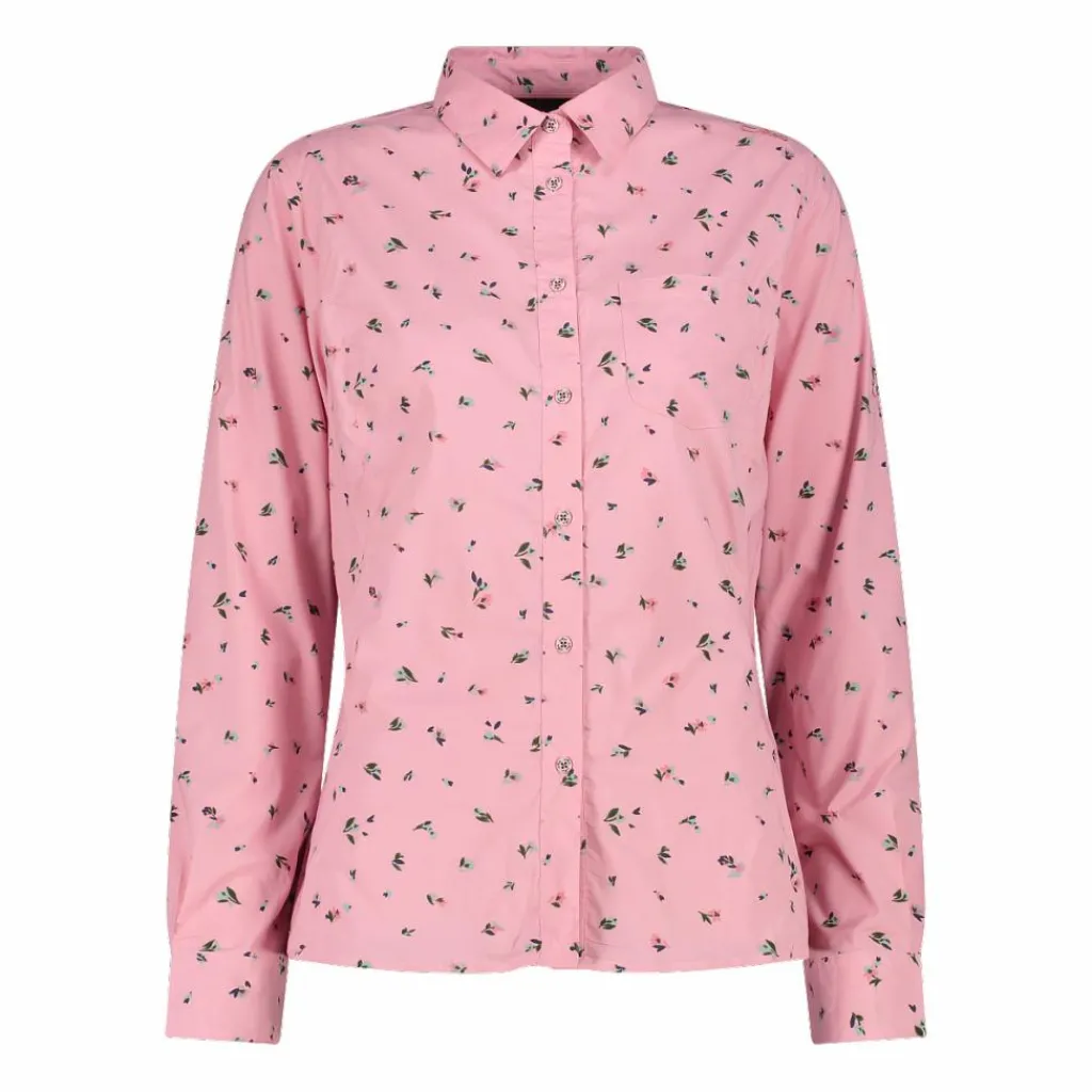 Damen-Langarm-shirt mit floralem Muster>CMP Online