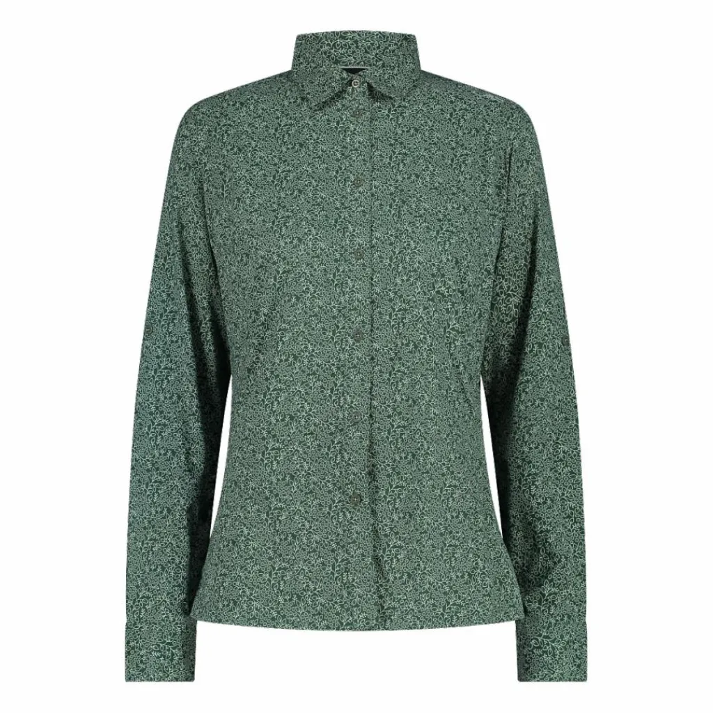 Damen-Langarm-shirt mit floralem Muster>CMP Online