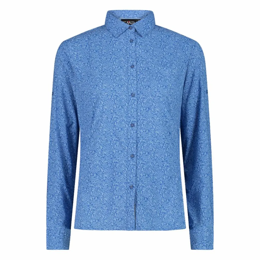 Damen-Langarm-shirt mit floralem Muster>CMP Online