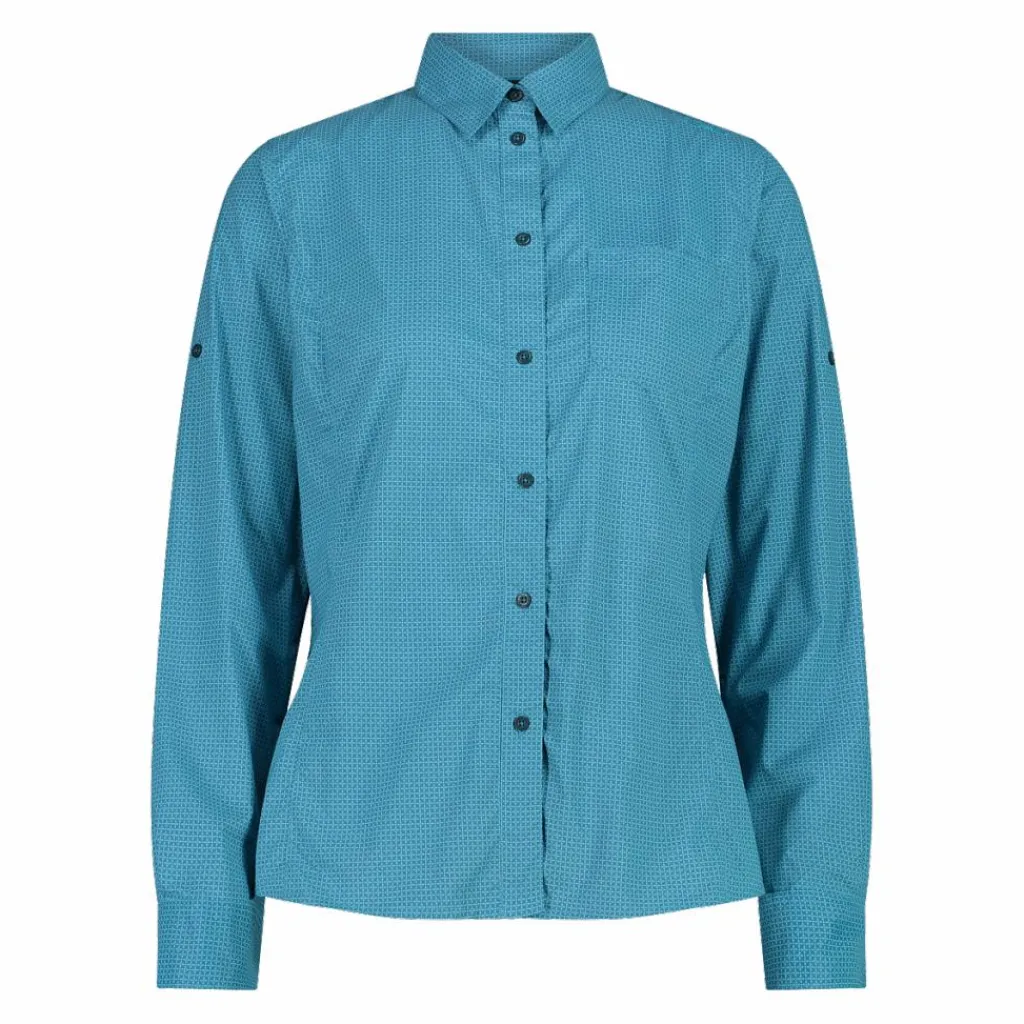 Damen-Langarm-shirt mit floralem Muster>CMP Online