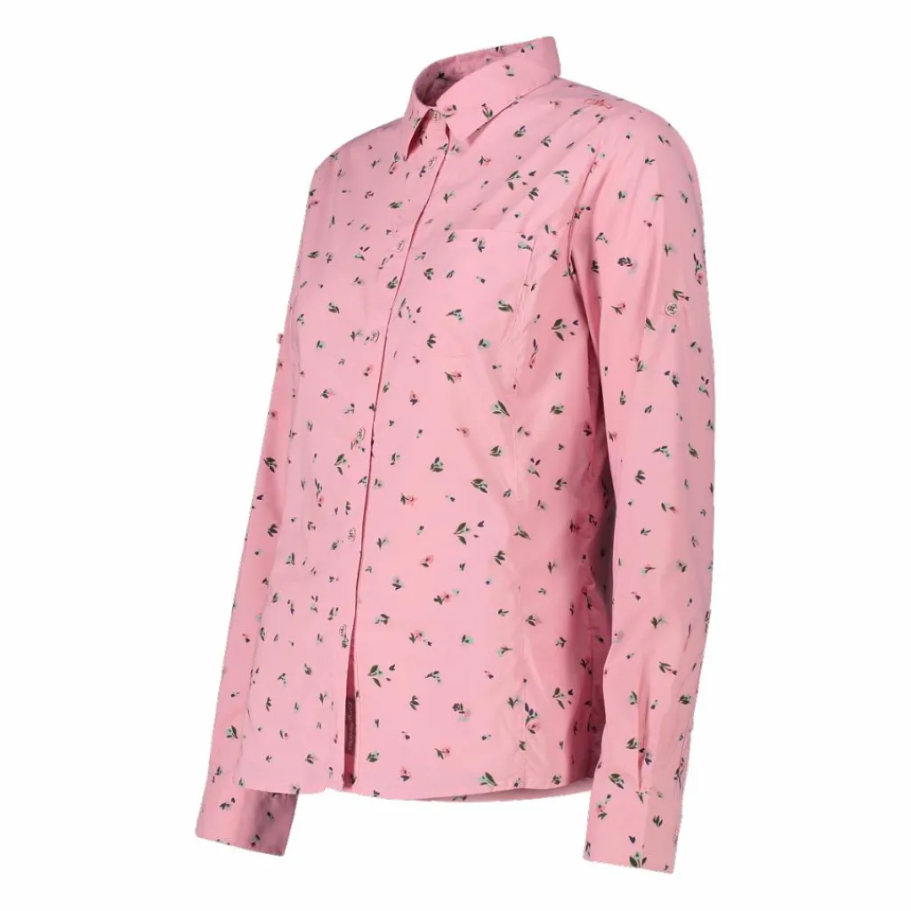 Damen-Langarm-shirt mit floralem Muster>CMP Online