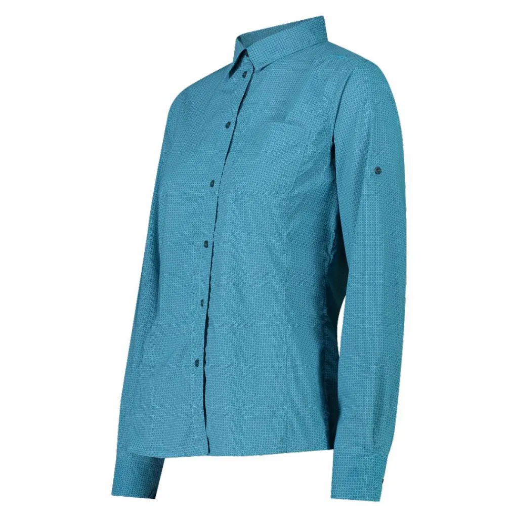 Damen-Langarm-shirt mit floralem Muster>CMP Online