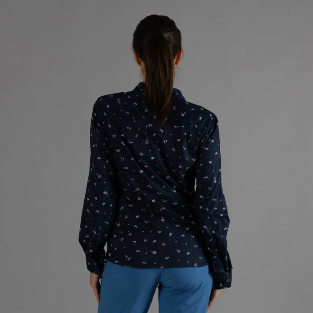 Damen-Langarm-shirt mit floralem Muster>CMP Online