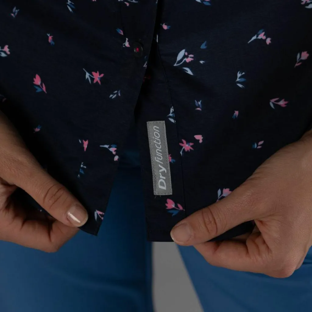 Damen-Langarm-shirt mit floralem Muster>CMP Online