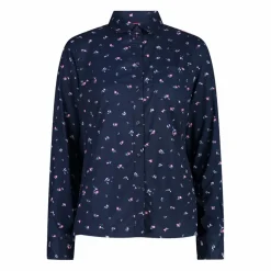 Damen-Langarm-shirt mit floralem Muster><noscript><img width=