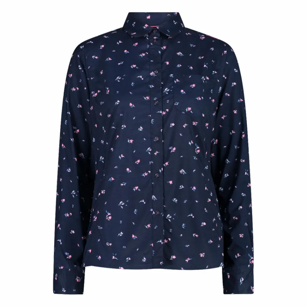 Damen-Langarm-shirt mit floralem Muster>CMP Online