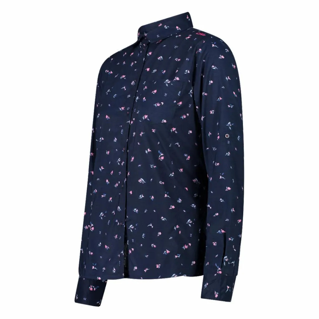 Damen-Langarm-shirt mit floralem Muster>CMP Online