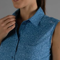 Damen-Langarm-shirt mit geometrischem Druck><noscript><img width=