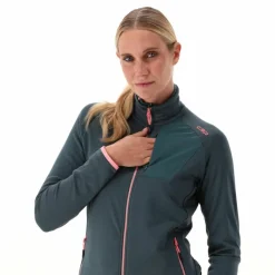 Damen-Merino-Fleecejacke Unlimitech mit Reißverschluss><noscript><img width=