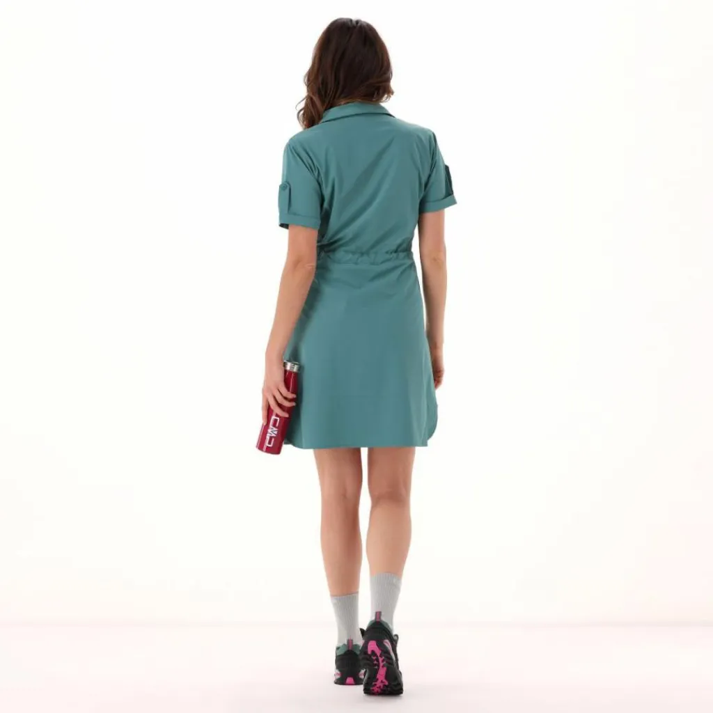 Damen-Polokleid aus Stretchmaterial>CMP Clearance