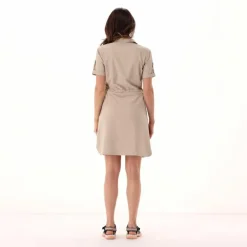 Damen-Polokleid aus Stretchmaterial><noscript><img width=