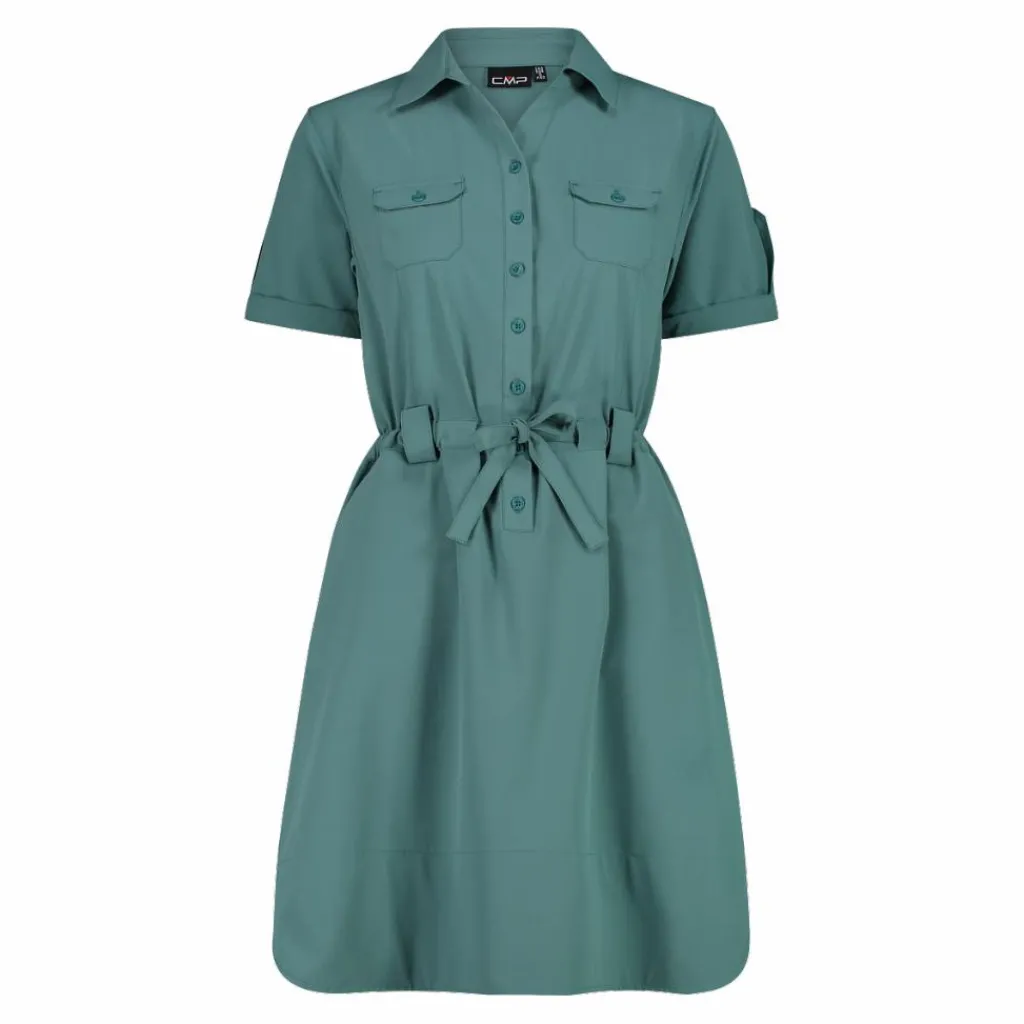 Damen-Polokleid aus Stretchmaterial>CMP Clearance