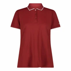 Damen-Poloshirt aus Stretch-Piqué><noscript><img width=