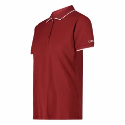 Damen-Poloshirt aus Stretch-Piqué><noscript><img width=