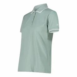 Damen-Poloshirt aus Stretch-Piqué><noscript><img width=