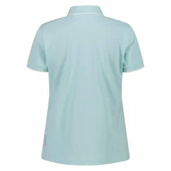 Damen-Poloshirt aus Stretch-Piqué><noscript><img width=