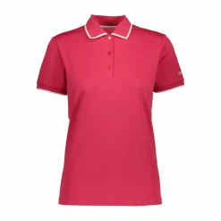 Damen-Poloshirt aus Stretch-Piqué><noscript><img width=