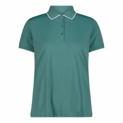 Damen-Poloshirt aus Stretch-Piqué><noscript><img width=