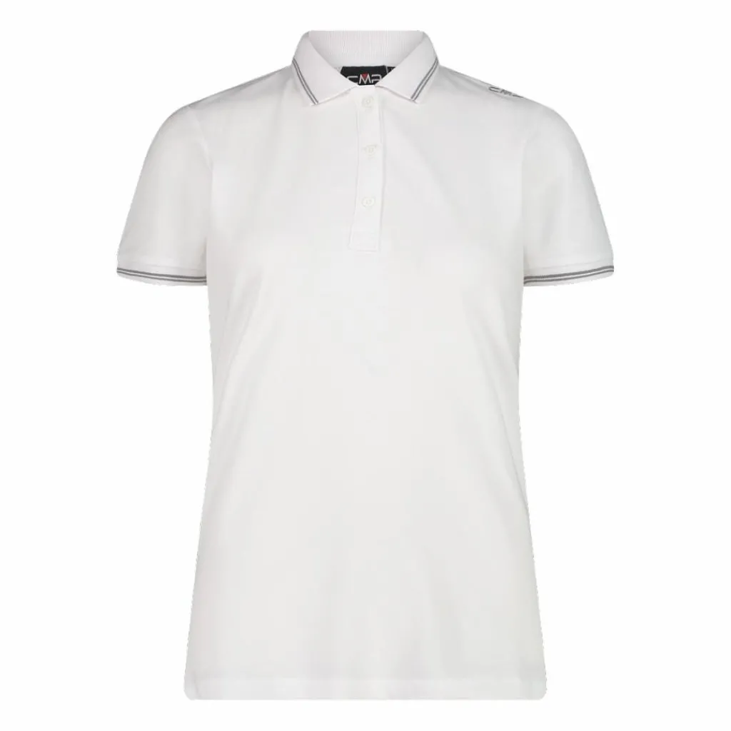 Damen-Poloshirt in Melange-Stretch-Gewebe>CMP New