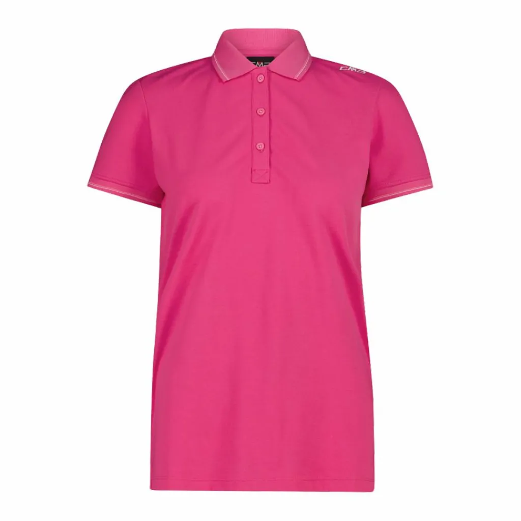 Damen-Poloshirt in Melange-Stretch-Gewebe>CMP New
